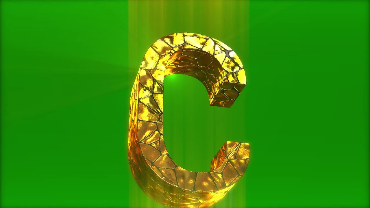 3d D Green Screen Effect Letters Numbers Figures Shapes D Volten