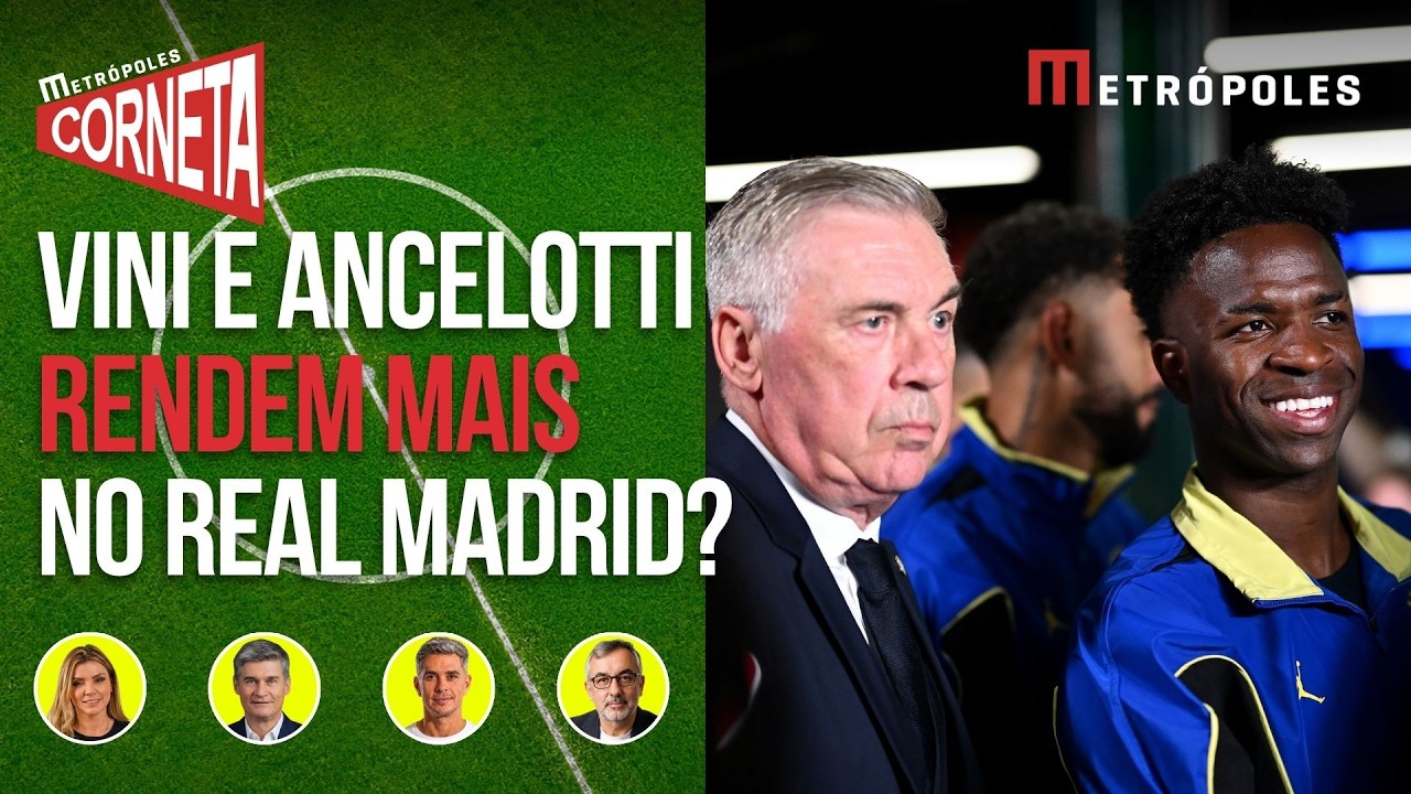 POR QUE NO REAL RENDEM MAIS? Vini Jr e Ancelotti mostraram mais no clube do que na Seleção