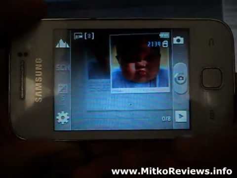 how to use the camera on samsung galaxy y