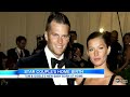 the supermodel and her quarterback husband talk about their new bundle of joy.