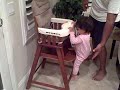 eliya climbing her high chair eliya climbing her high chair
