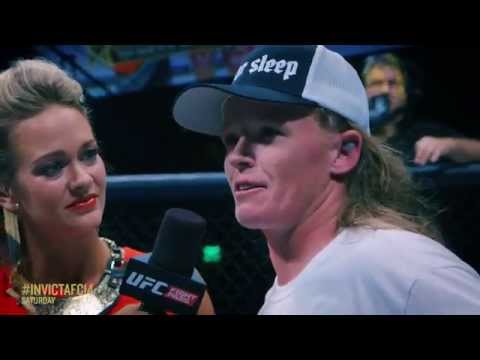 Lady MMA Fighter Tonya Evinger Kisses Hottie Interviewer After Victory