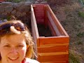 Floating Backyard Deck with Planter Box - DIY