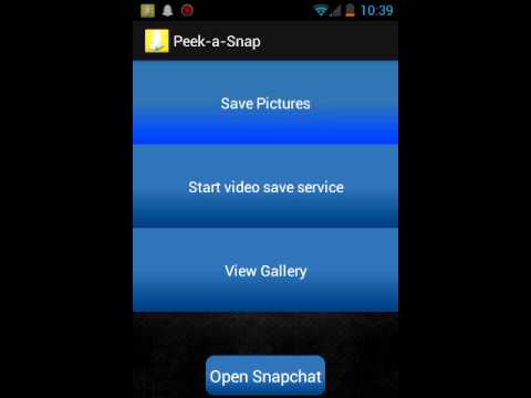 how to snap saved pictures