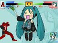 MUGEN: Deadpool vs. Miku Hatsune