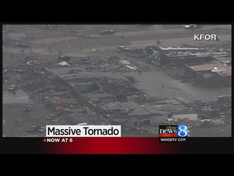 directly - Authorities say an elementary school in an Oklahoma City suburb took a direct hit from a mile-wide tornado.