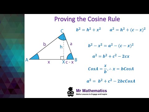 how to prove cosine rule