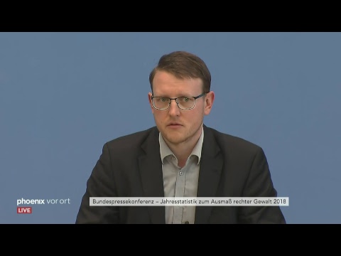 Pressekonferenz zur Jahresstatistik zum Ausma rech ...