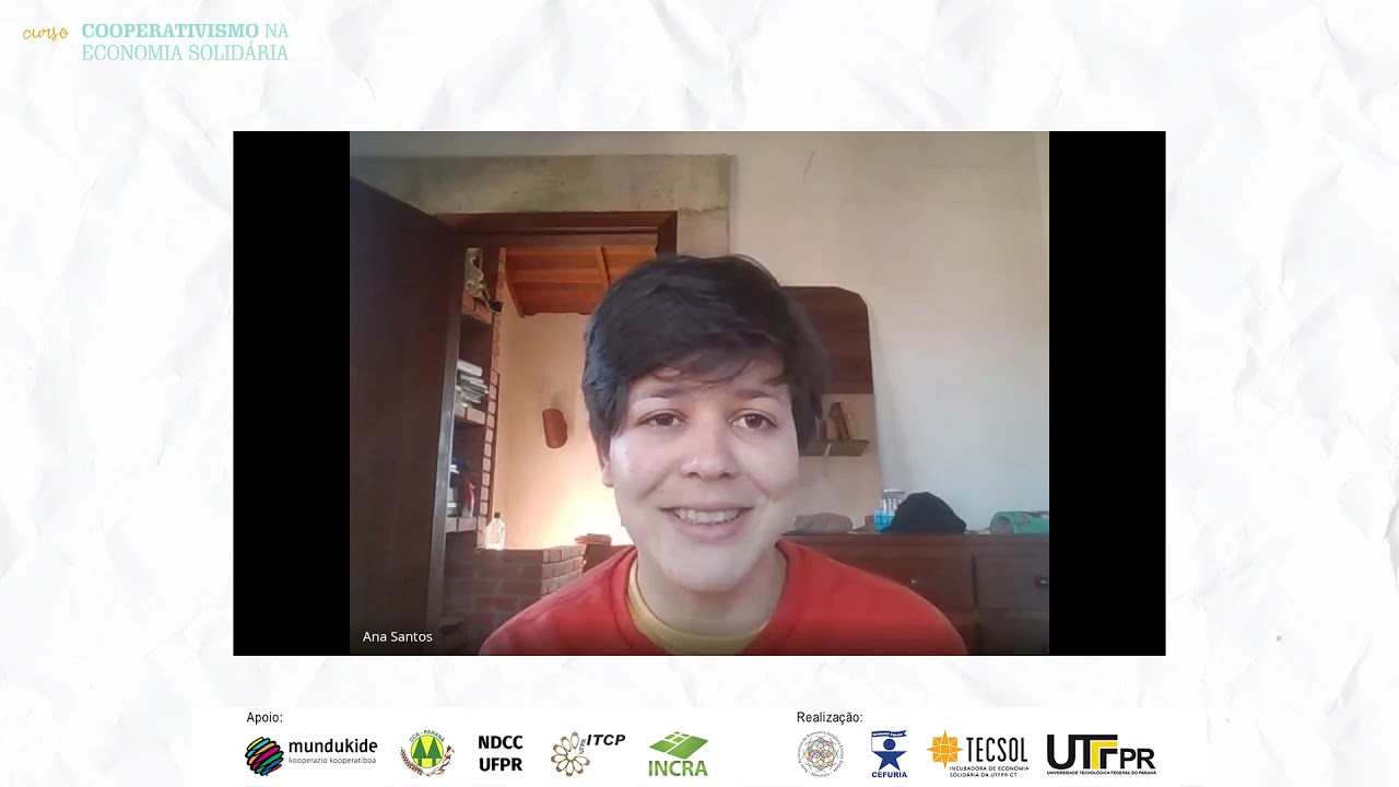 Encontro 12 - Curso de Cooperativismo na Ecosol - (02/08/2021)