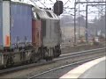 two railion freights at odense denmark march 2 2007