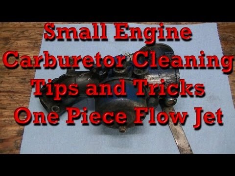 how to clean a small engine carburetor