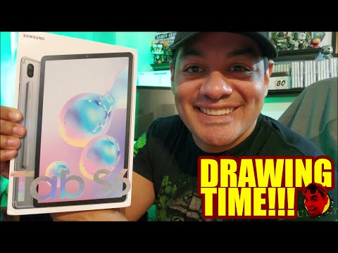 video-linktoworks-Drawing with the Samsung Galaxy Tab S6! (Plus...