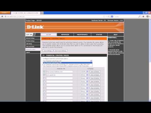 how to block facebook using d-link router