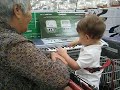 2009-10-13 -- TJ and Grandma-ma compose some new tunes at Wal-Mart