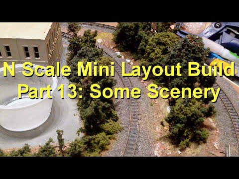 how to build n gauge scenery