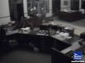 The bank was closed, but surveillance cameras were rolling when an EF5 tornado hit Parkersburg, Iowa, on May 25, 2008.  Here are multiple views of the inside of the First State Bank as the twister shredded the building.