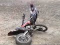 CRF150 RACING DIRT BIKE MOTORCYCLE CRASHES 2