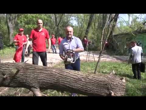 Игорь Додон принял участие в Едином дне благоустройства территории