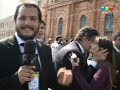 El Chacho Álvarez saluda a Teresa Abelenda El Chacho Álvarez saluda a Teresa Abelenda