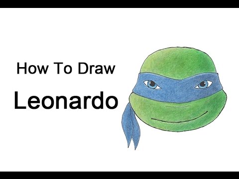 how to draw leonardo