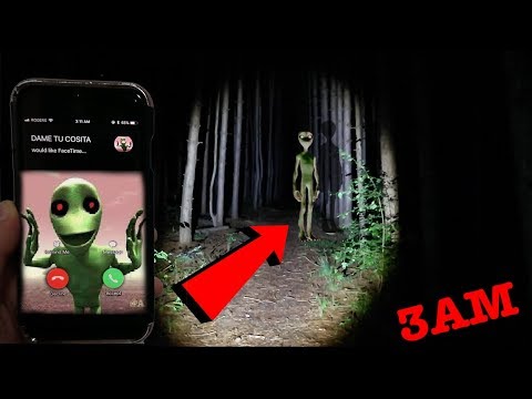 CALLING DAME TU COSITA ON FACETIME IN SLENDERMAN FOREST | I FOUND DAME TU COSITA IN A FOREST