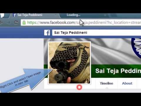how to size facebook profile picture