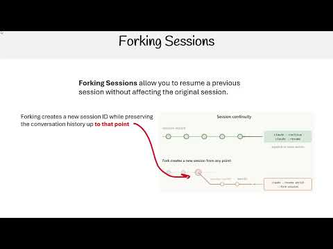 Claude Code Essentials - Fork Sessions