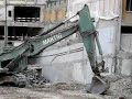 Bagger leaders working with caterpillar excavator shovel