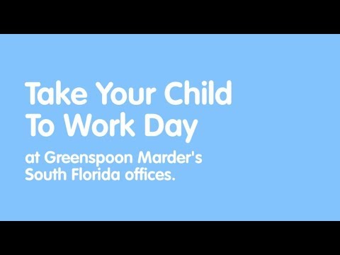 Greenspoon Marder Take Your Child To Work Day South Florida