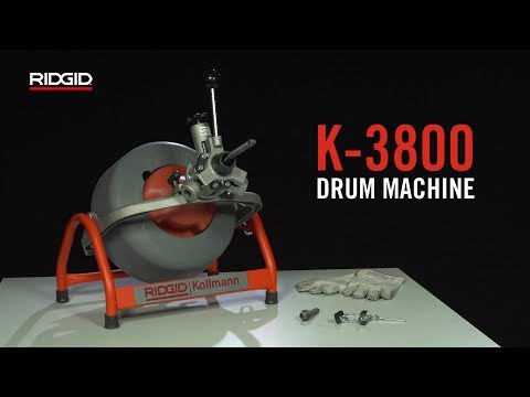 RIDGID K-3800 Drum Machine