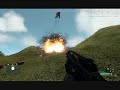 Crysis 500 Barrel Explosion ! Real FPS ! (Very High)