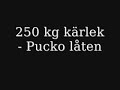 250 kg kärlek - Pucko låten