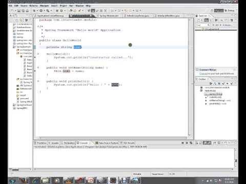 how to define application context in spring