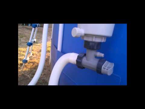 how to drain sand filter