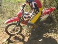 Tombo na trilha de moto em Varginha Tombo na trilha de moto em Varginha