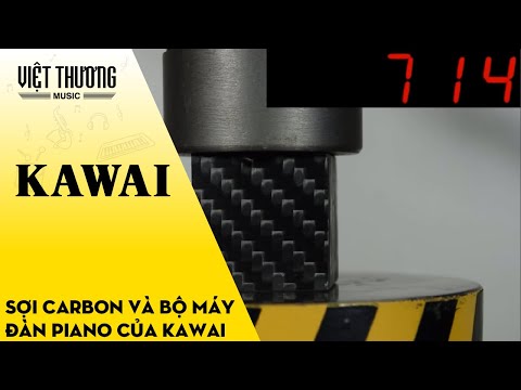 Sức mạnh kinh ngạc của sợi Carbon và bộ máy Piano tiên phong công nghệ của Kawai Japan