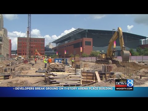 Groundbreaking ceremony for Arena Place
