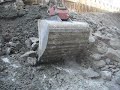 Bagger in Baugrube, Schw�bisch Gm�nd [DE]
