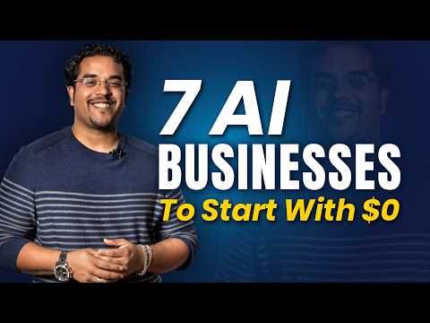 7 Viral AI Business Ideas You Can Start With $0! (2025)