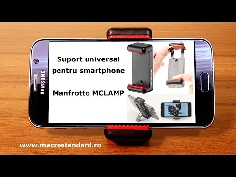 Click aici pentru vizualizare Suport universal pentru smartphone Manfrotto MCLAMP Suport universal pentru smartphone Manfrotto MCLAMP