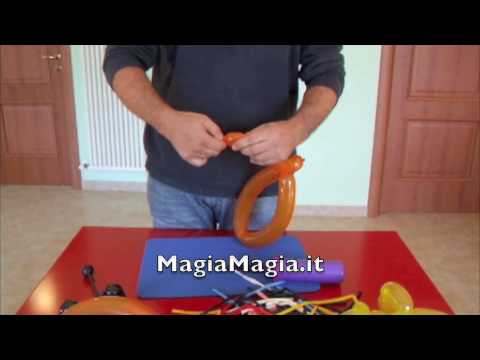 cappelli - http://magiamagia.it videolezione su come fare i cappelli e le cinture con i palloncini 260 magia,giochi di magia.