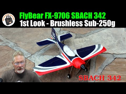 1st Look! FlyBear FX-9706 SBACH 342 4CH 550mm from Banggood