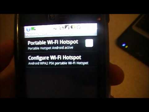 how to enable hotspot on droid x