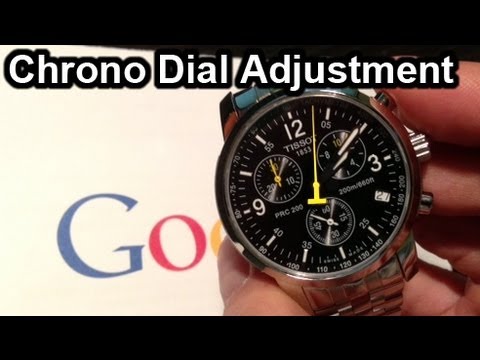 how to adjust chronograph watch