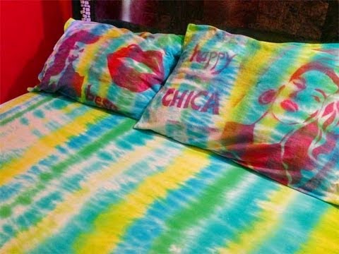 how to tie dye a quilt cover