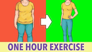 Full Body Fat Burn: One Hour Exercise At Home