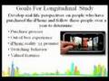 Goals for iPhone Reality Longitudinal Study