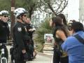 Police Pepper-spray Marchers. Phoenix Az. 01/16/10
