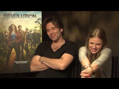 Billy Burke and Tracy Spiridakos Interview - Revolution