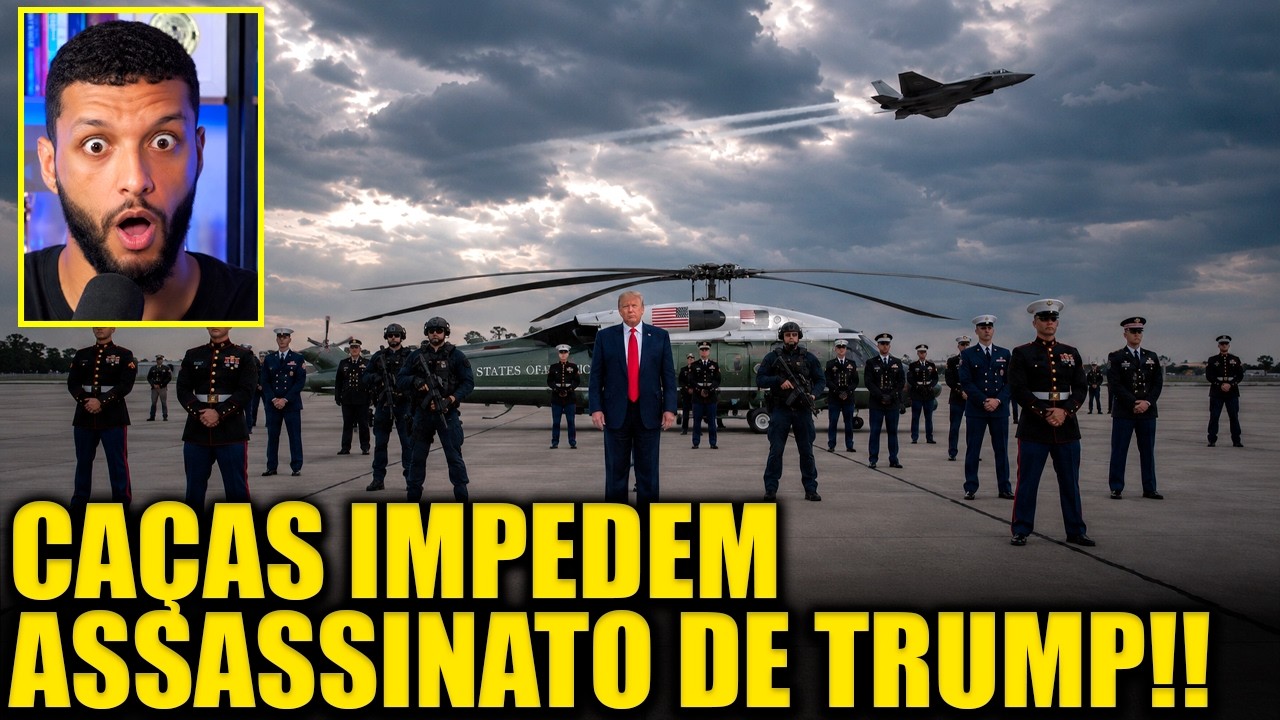 Caças SÃO ACIONADOS para interceptar aeronaves não autorizadas SOBRE TRUMP